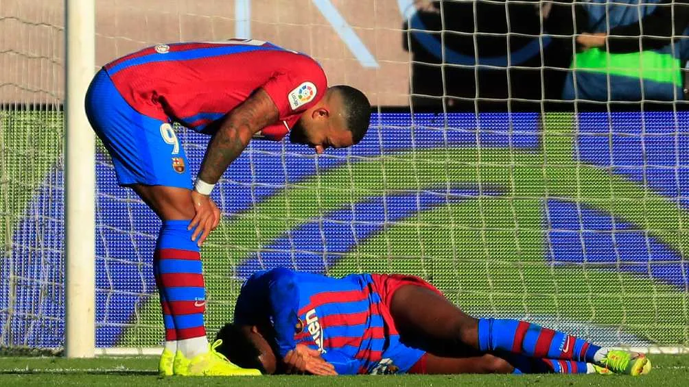 Ansu Fati lesionado con el Barcelona