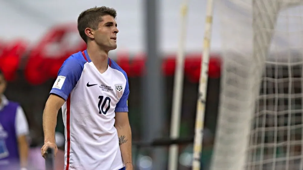 Pulisic en un partido con Estados Unidos