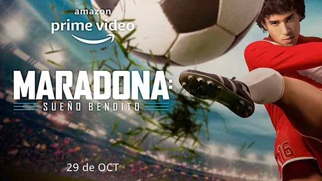 AMAZON PRIME Poster de 'Maradona: Sueño Bendito'