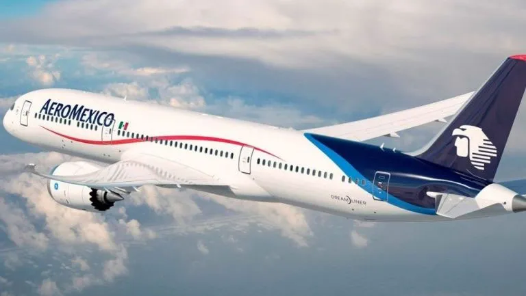 Los aviones de aeroméxico
