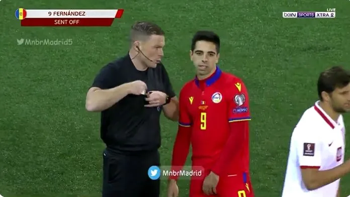 ESPECIAL Fernández se fue expulsado a los 20 seg