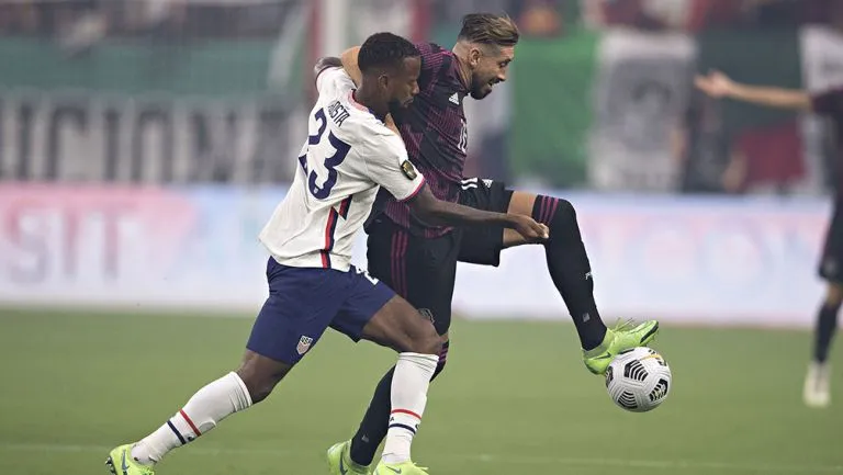 Héctor Herrera en la Final de la Copa Oro
