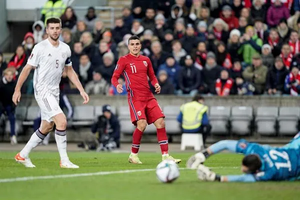 Noruega empató con Letonia