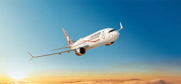 Uno de los aviones de Aeroméxico