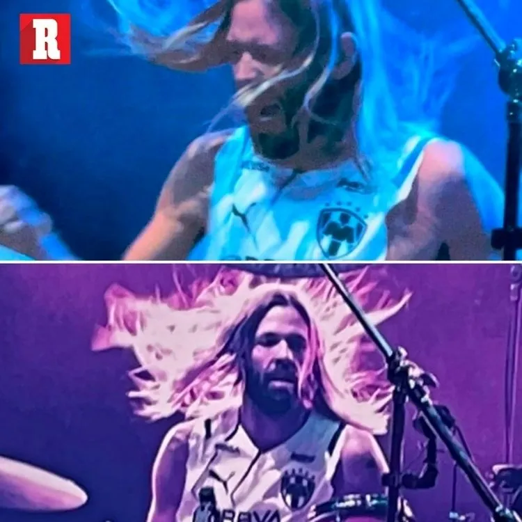 RÉCORD Taylor Hawkins con la playera de Rayados
