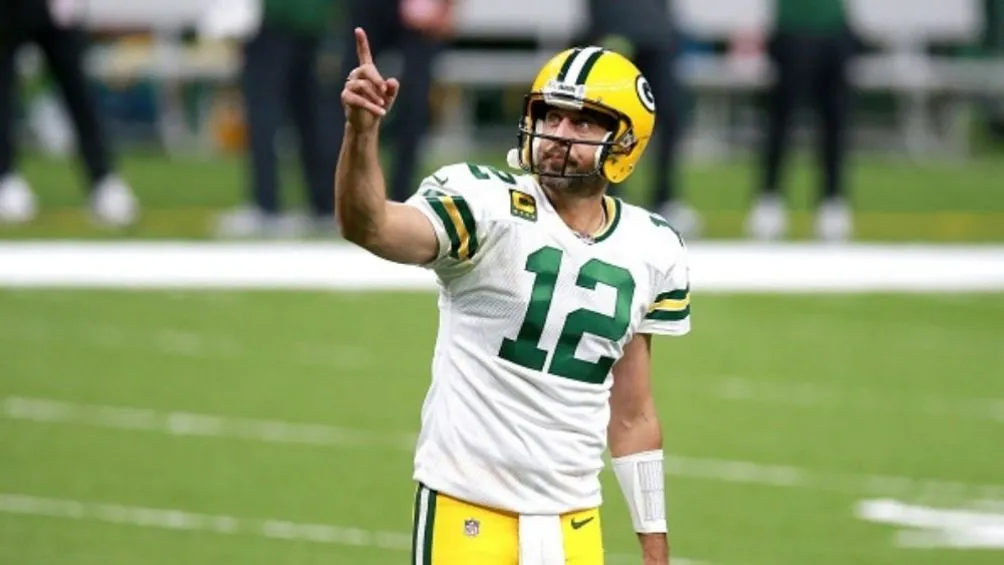 AP Rodgers en un partido con Green Bay