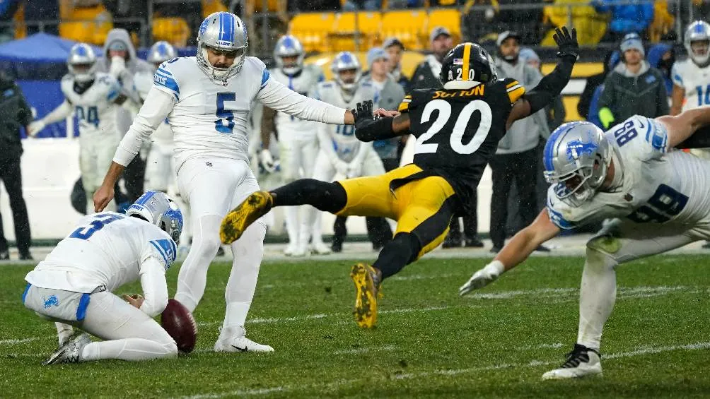 AP Steelers vs Lions en partido de la NFL