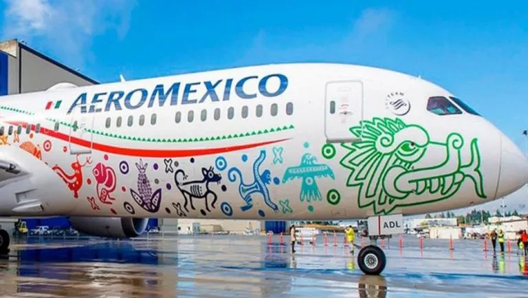Avión de primer nivel de Aeroméxico