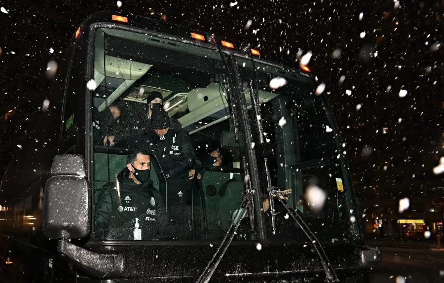 IMAGO7 Ante una fuerte nevada llegó la Selección Nacional