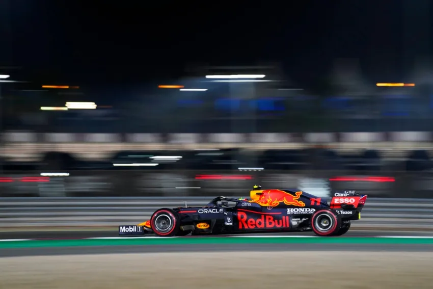 Sergio Pérez en la clasificación del GP de Qatar