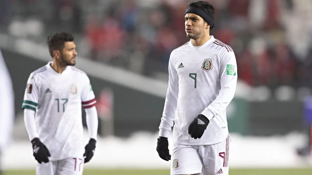 Tecatito Corona y Raúl Jiménez con el Tri