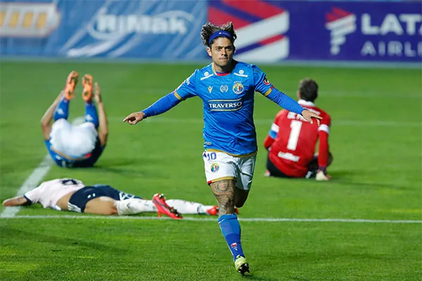 El atacante chileno tras una anotación