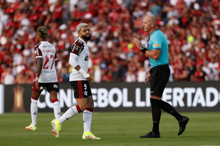 Gabigol en la Final de la Copa Libertadores