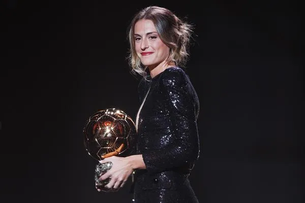 Alexia Putellas, ganadora del Balón de Oro