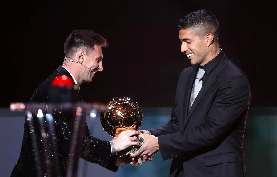 Messi y Luis Suárez