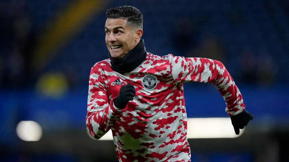 AP Cristiano Ronaldo entrenando con el Manchester United