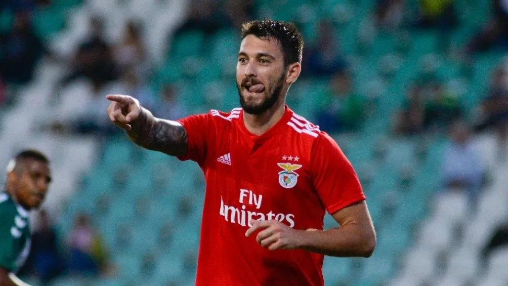 Ferreyra en su paso por Benfica