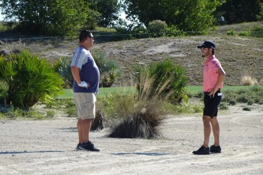 CARLOS PONCE DE LEÓN Ricardo con Abraham Ancer