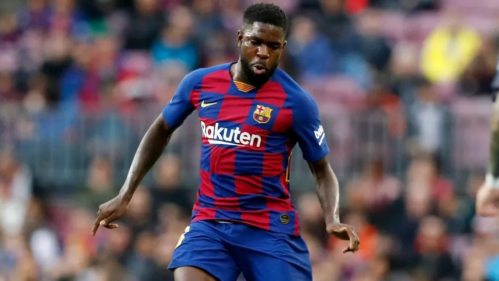 TWITTER | @SAMUMTITI Samuel Umtiti jugando partido con el Barcelona en LaLiga