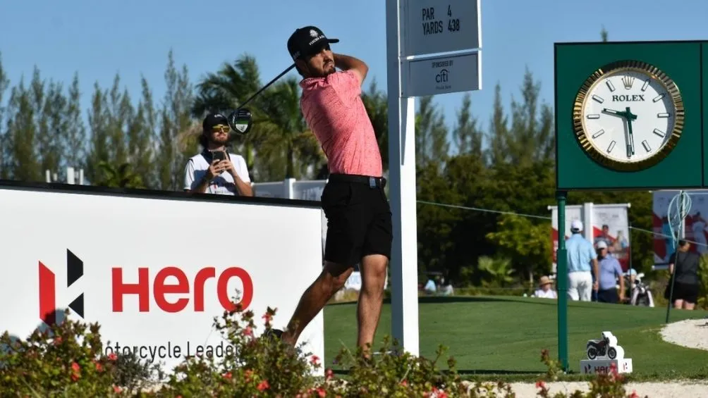Abraham Ancer en el Hero World Challenge