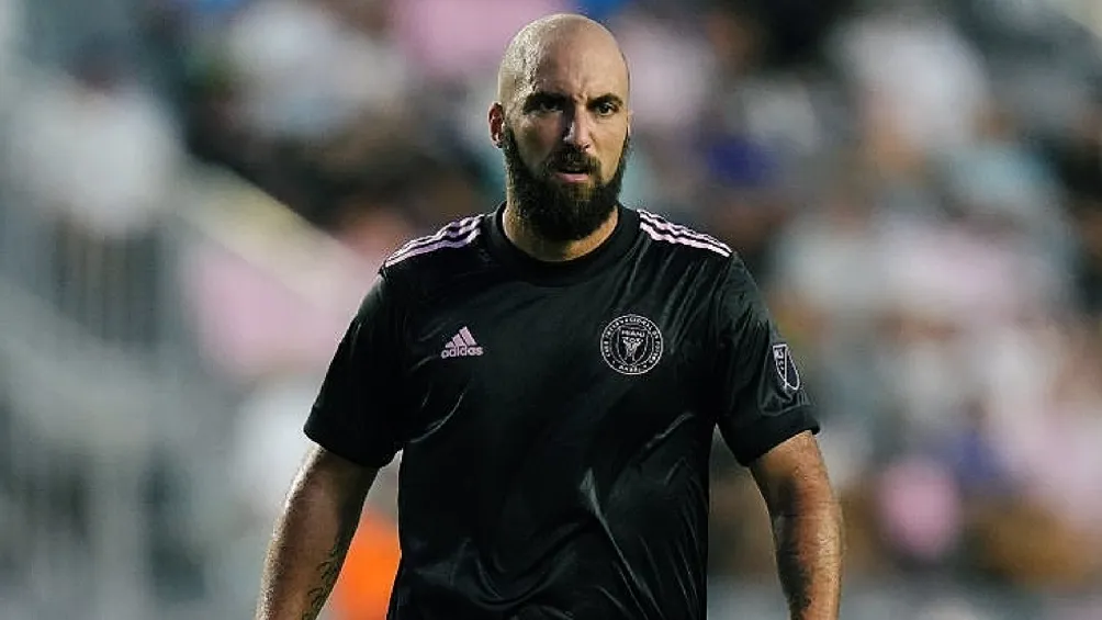 TWITTER | @DATAREF Gonzalo Higuaín jugando partido en la MLS con el Inter de Miami