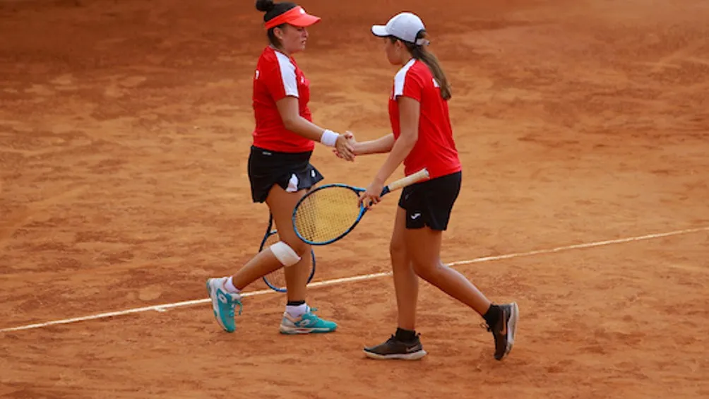 Julia García y María Fernanda Martínez en Juegos Panamericanos Jr