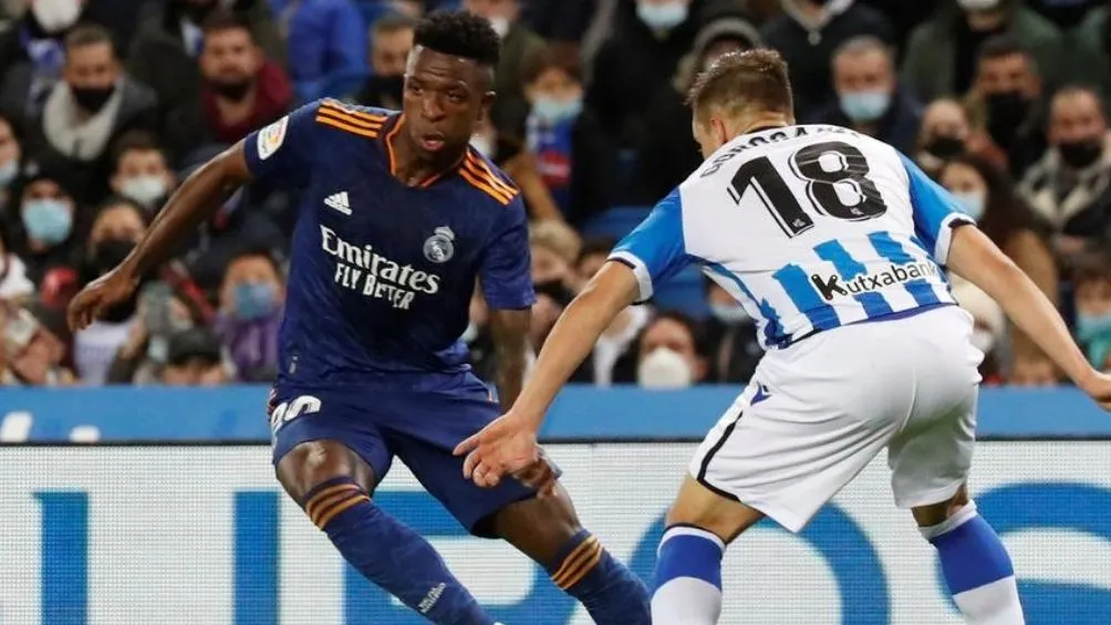 EFE Vinicius combinó con Jovic para el primer gol