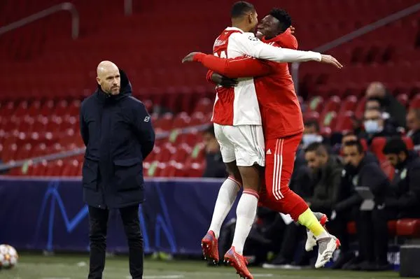 Jugadores del Ajax en festejo