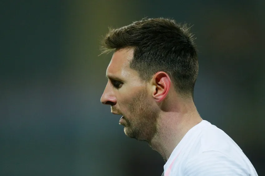 Lionel Messi en un partido del París Saint-Germain