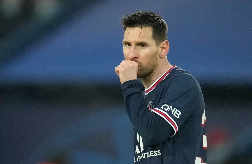 Lionel Messi en un partido del París Saint-Germain