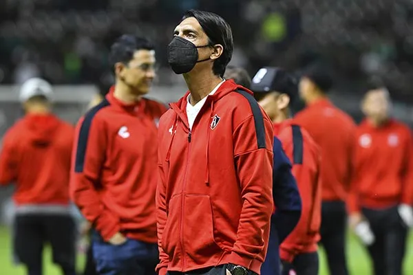 Jugadores de Atlas previo al partido