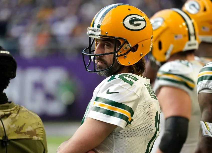 AP Rodgers en un partido de los Packers en la NFL