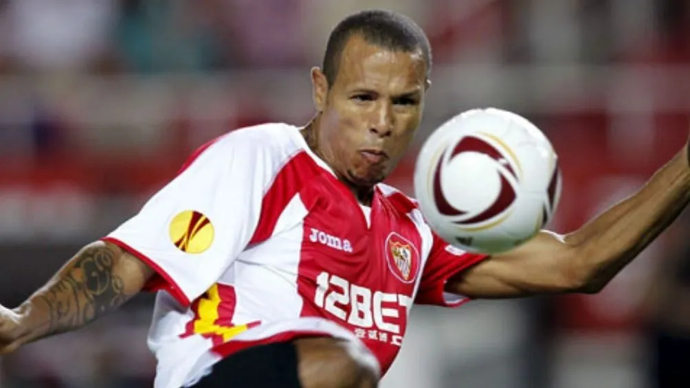 Fabiano en su paso por el Sevilla