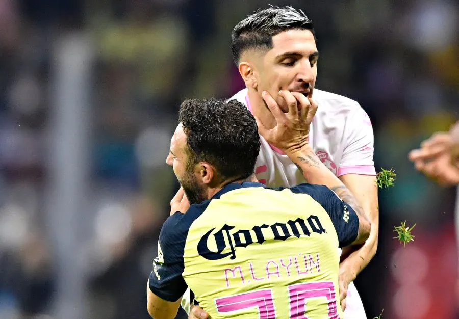 Valdés choca con Miguel Layún en juego ante América