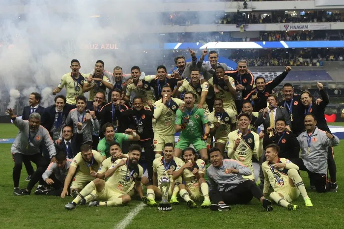América, en el festejo de su último título