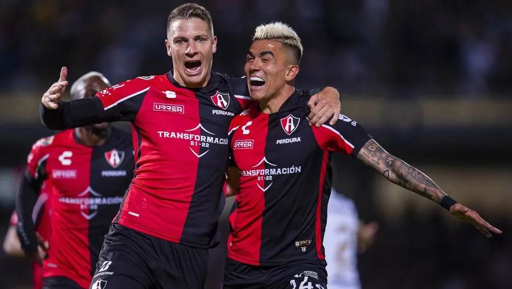 Jugadores del Atlas en festejo