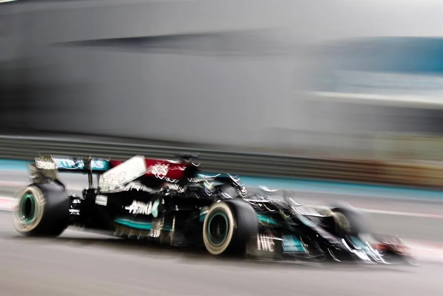 EFE Lewis Hamilton en el Gran Premio de Abu Dabi
