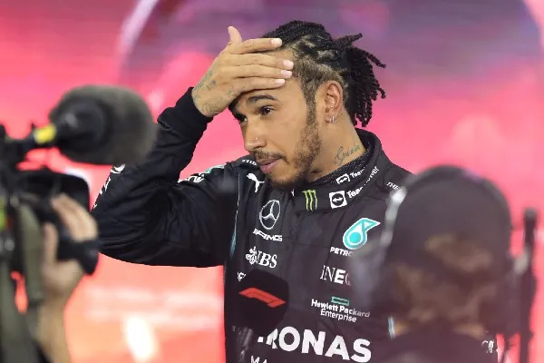 AP Lewis Hamilton reacciona durante el GP de Abu Dabi