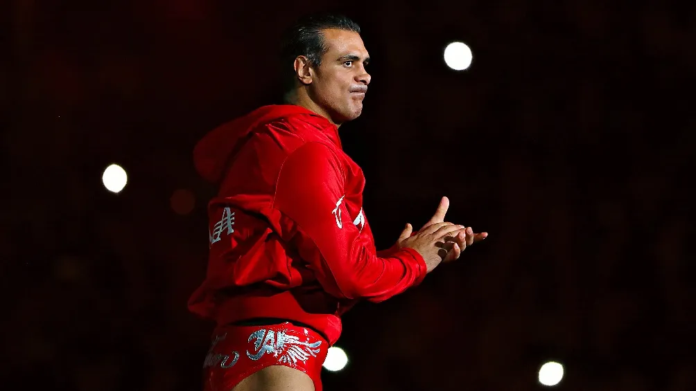 IMAGO7 Alberto del Río previo a una pelea de luchas