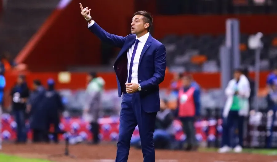 El técnico en el Estadio Azteca