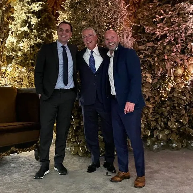 Christian Martinoli, Ricardo Salinas Pliego y Luis García