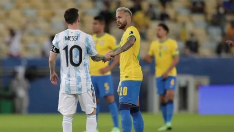 AP Messi y Neymar en la Copa América