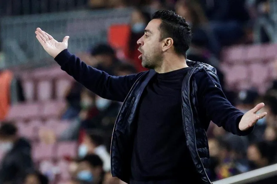 Xavi Hernández en victoria vs Elche