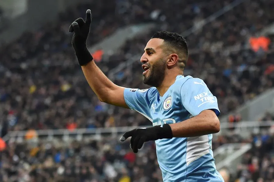 Mahrez en victoria vs Newcastle