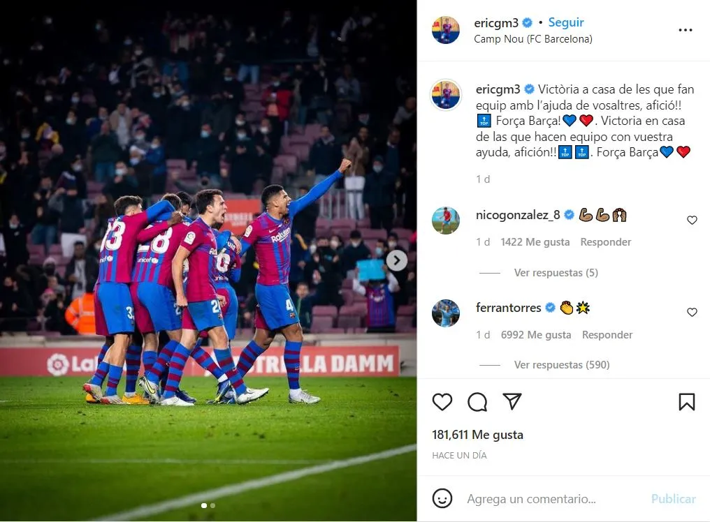 ESPECIAL El mensaje de Torres a García