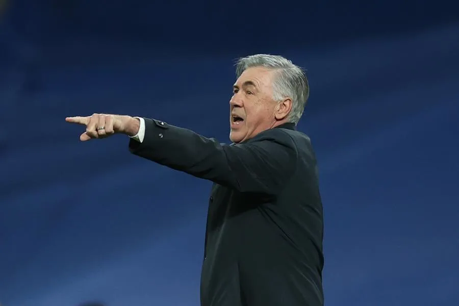 EFE Carlo Ancelotti en el empate ante el Cádiz