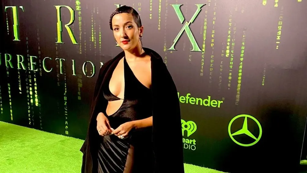 La actriz en una gala de la película