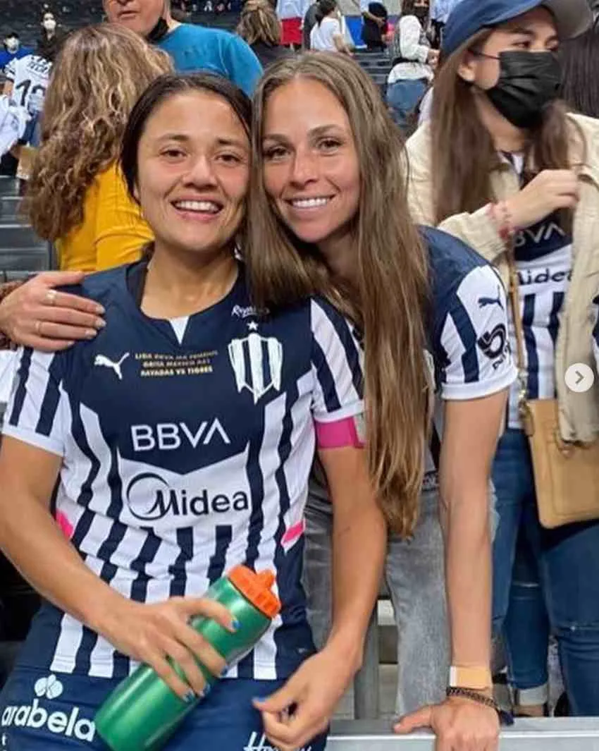 La pareja en la Final de Ida