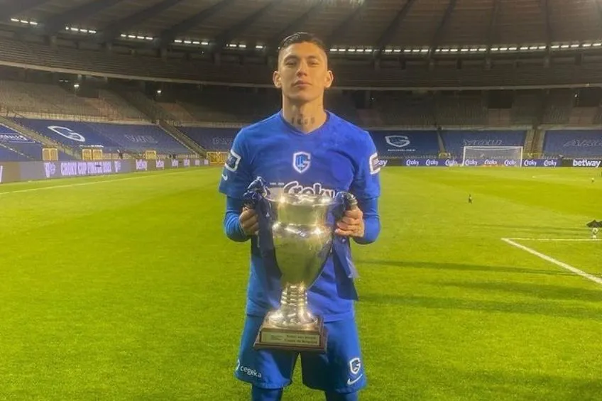 Gerardo Arteaga siendo campeón en Bélgica