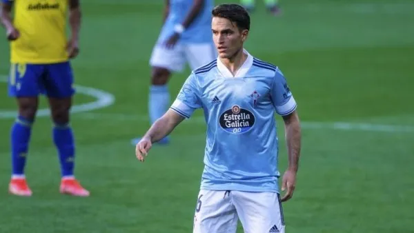 Denis Suárez en acción con Celta de Vigo